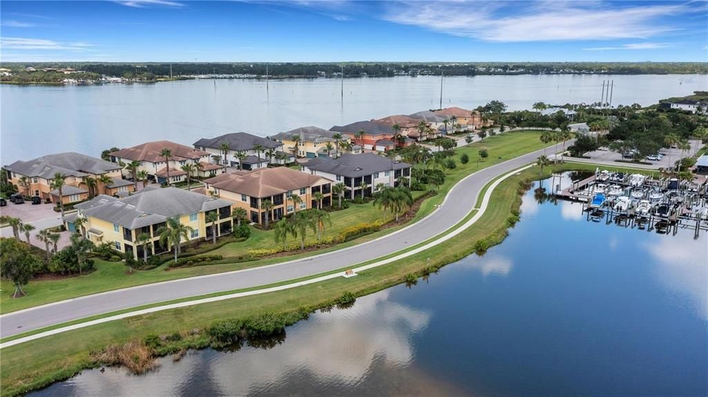 Aerial view of Manatee River