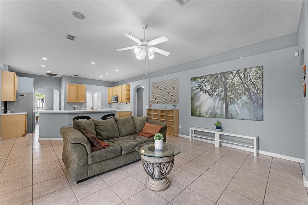 Breakfast nook and kitchen