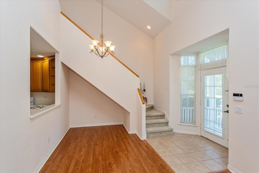 Dining Area and stairs leading to the second floor