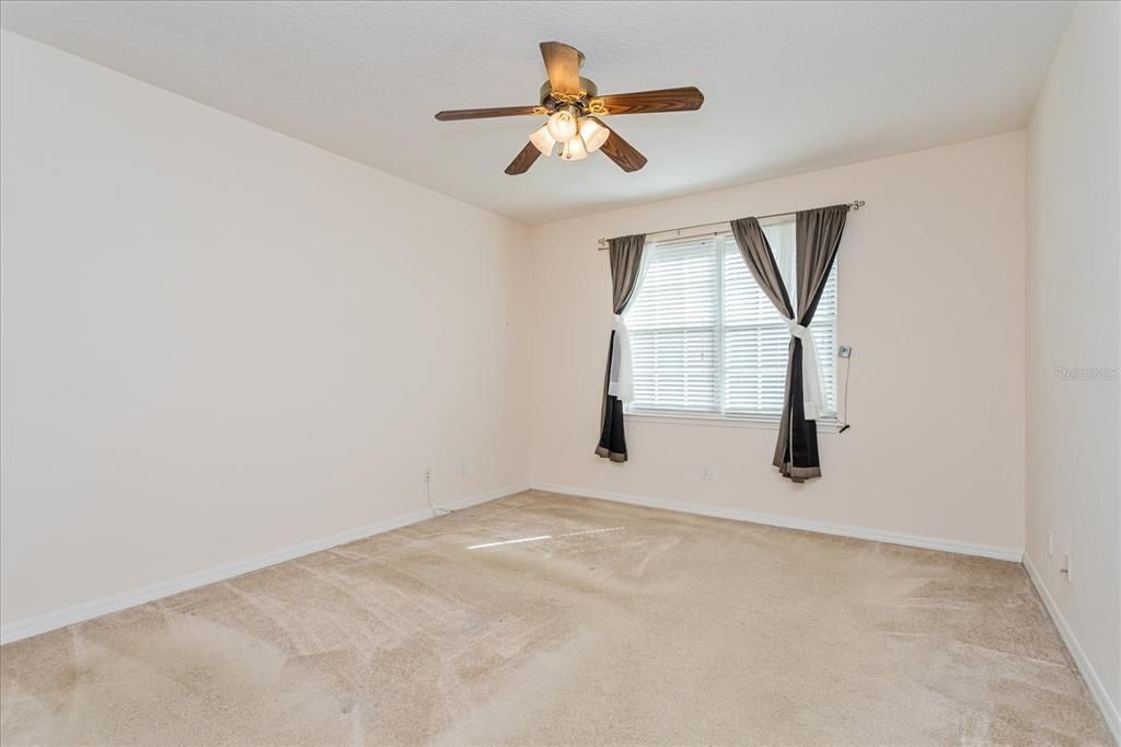 Large primary bedroom on the main level