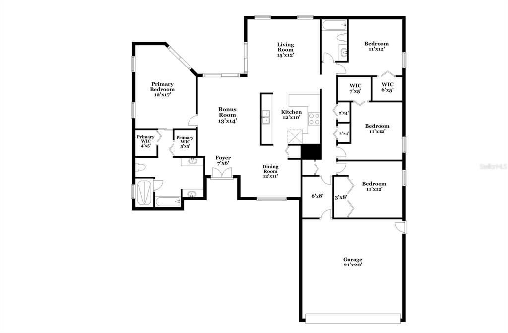 For Rent: $2,295 (4 beds, 2 baths, 2048 Square Feet)