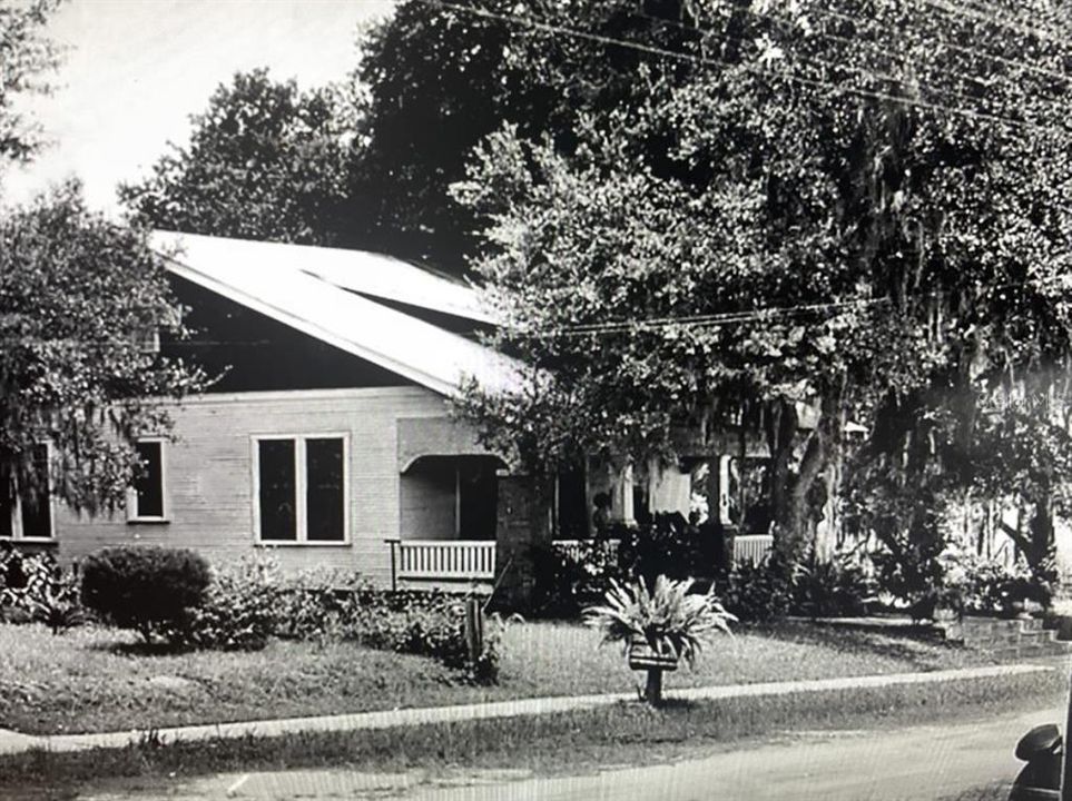 Old Photo-look at the person on the front porch!