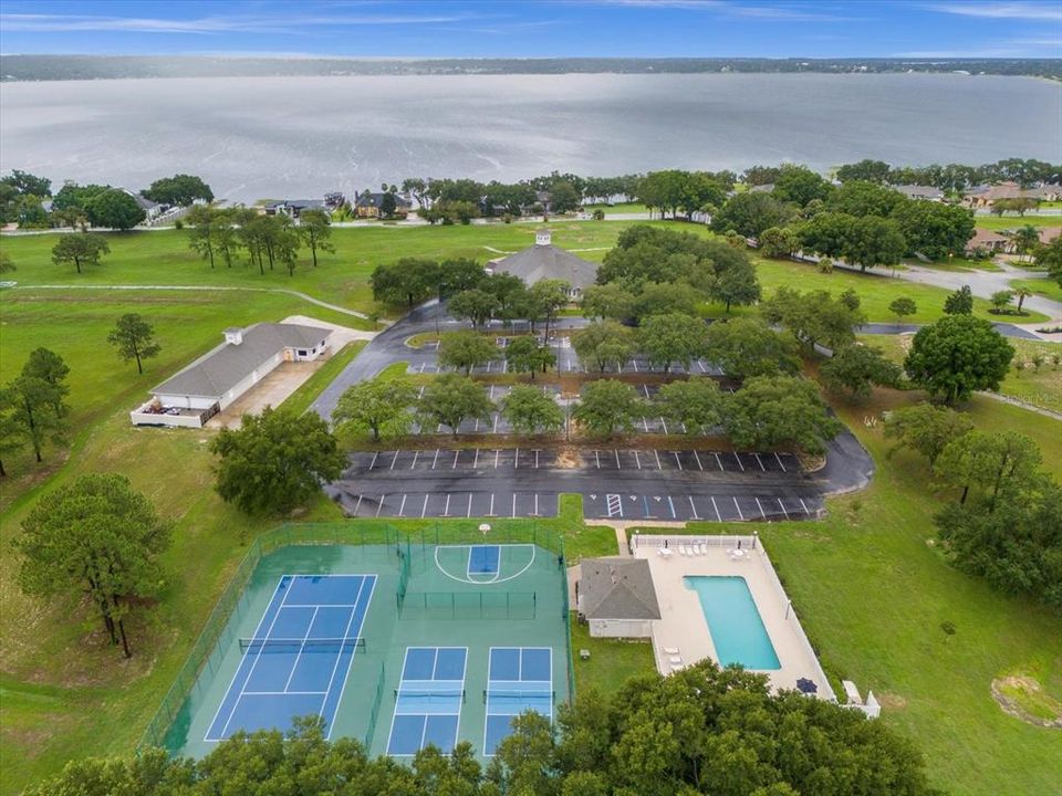 Aerial view of the Palisades Community Amenities