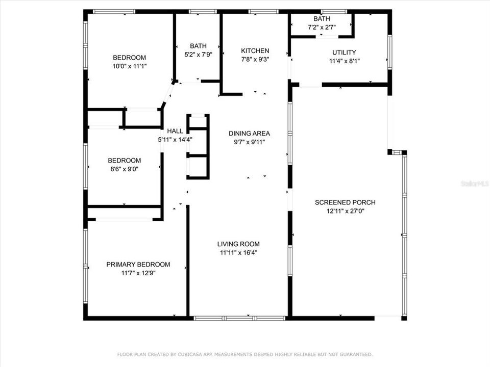 Floor Plan--sizes approximate