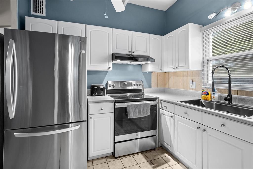 Kitchen with Stainless Steel Appliance