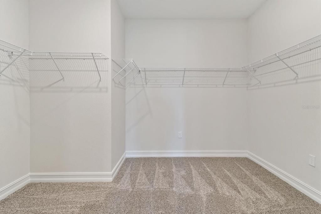 Huge Primary walk-in-closet