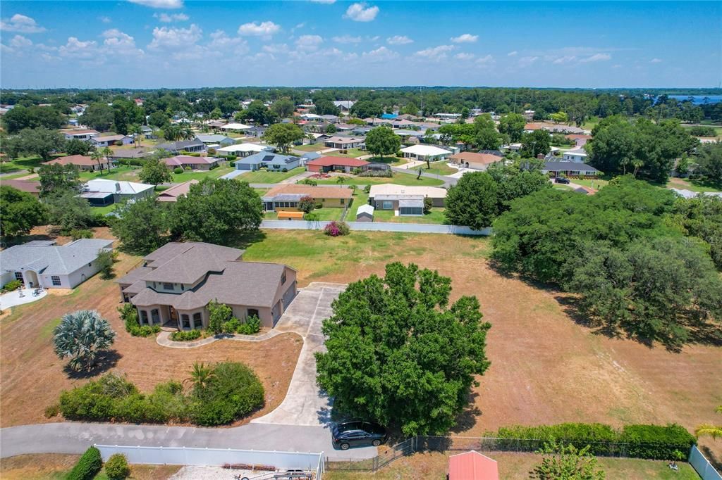 Residence and adjacent parcel - overview