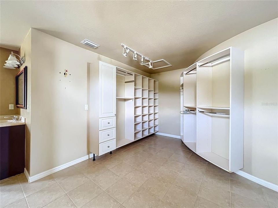 Master Walk-in Closet