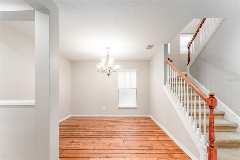 Formal Dining Room Wood Floors