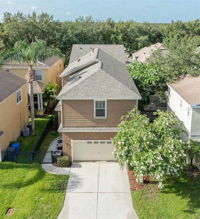 Fenced in side yard