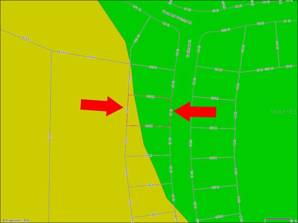 Flood Zone Map- Yellow is Flood Zone > The Owner has Lender-Required Flood Insurance, yet all Neighbors to both sides do NOT have Required Flood Insurance and says Buyer will not need Flood Insurance if they get an Elevation Certificate with their Survey.