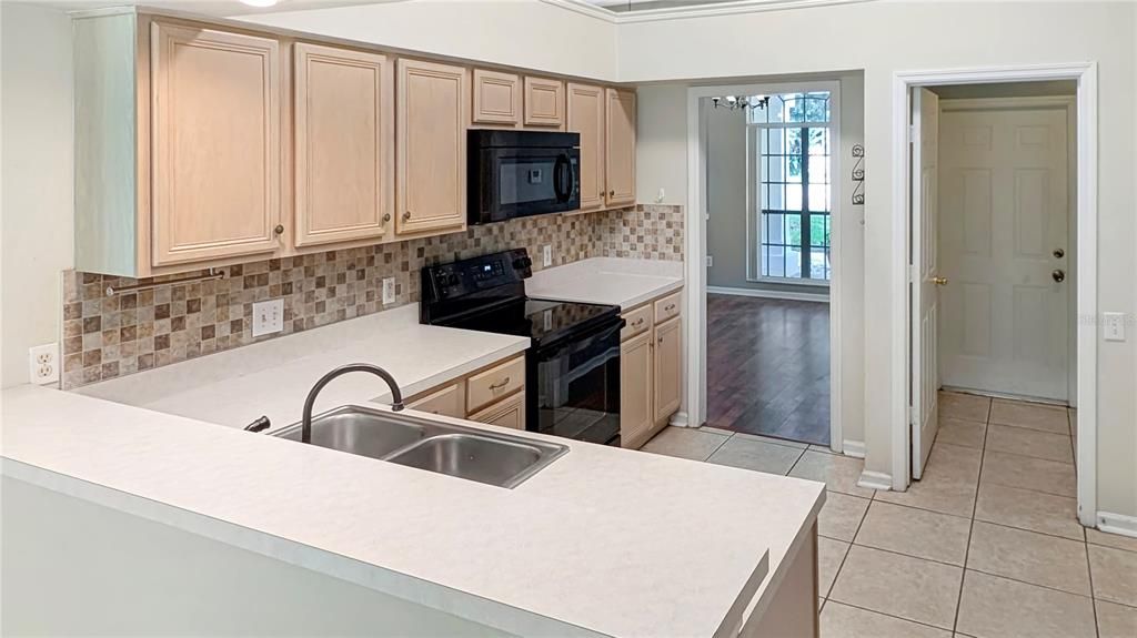 Kitchen as seen from Eat-in Kitchen area!