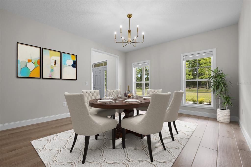 Virtual Staging - Formal Dining Room