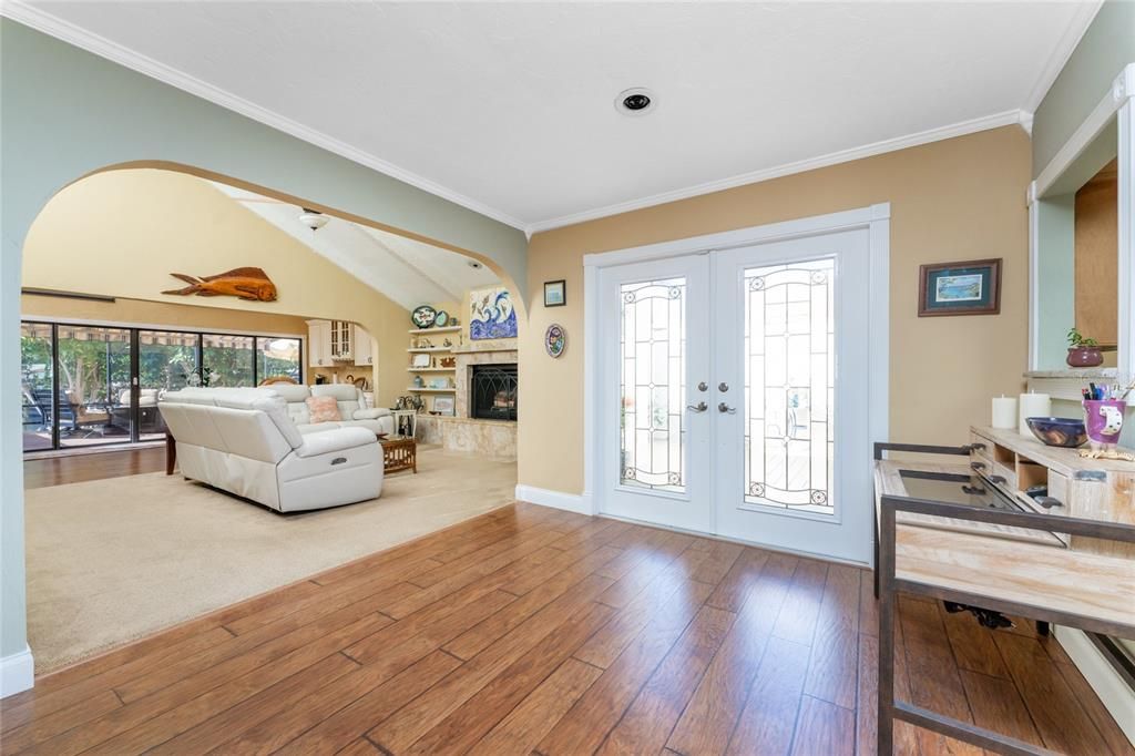 Entry looking into Living Room