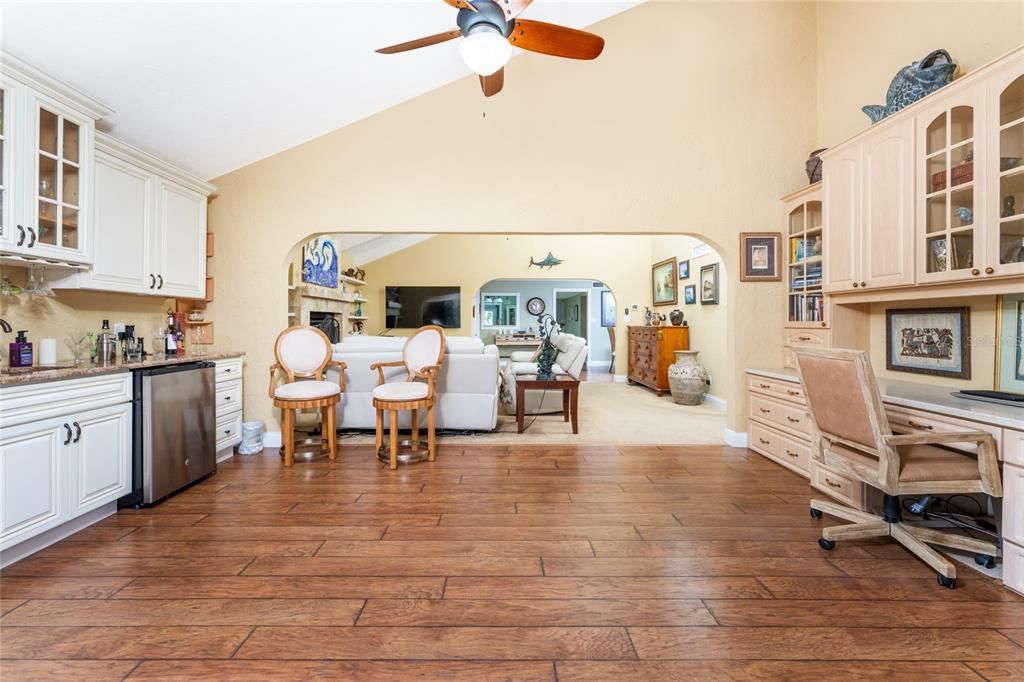 Bonus Room Looking into living room