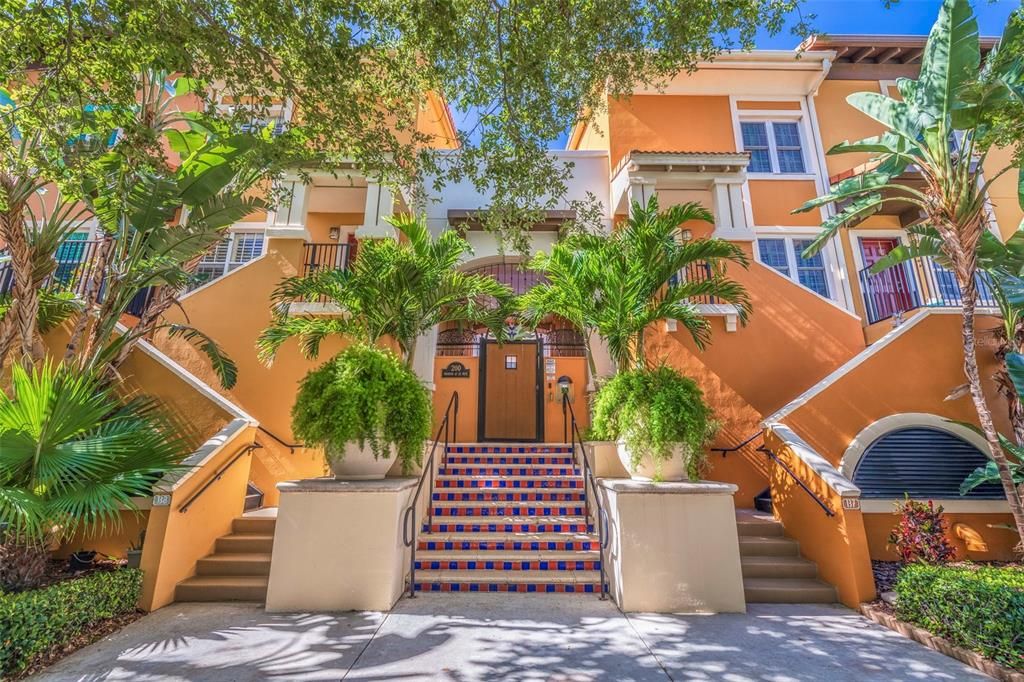 Main condo building entrance on 4th Ave S