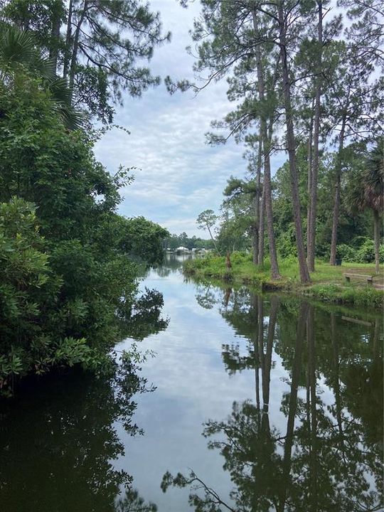 Ramp inlet to lake