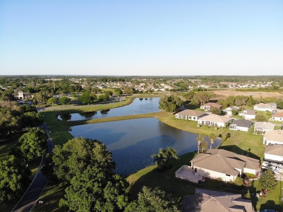 Legacy of Leesburg Neighborhood from Drone