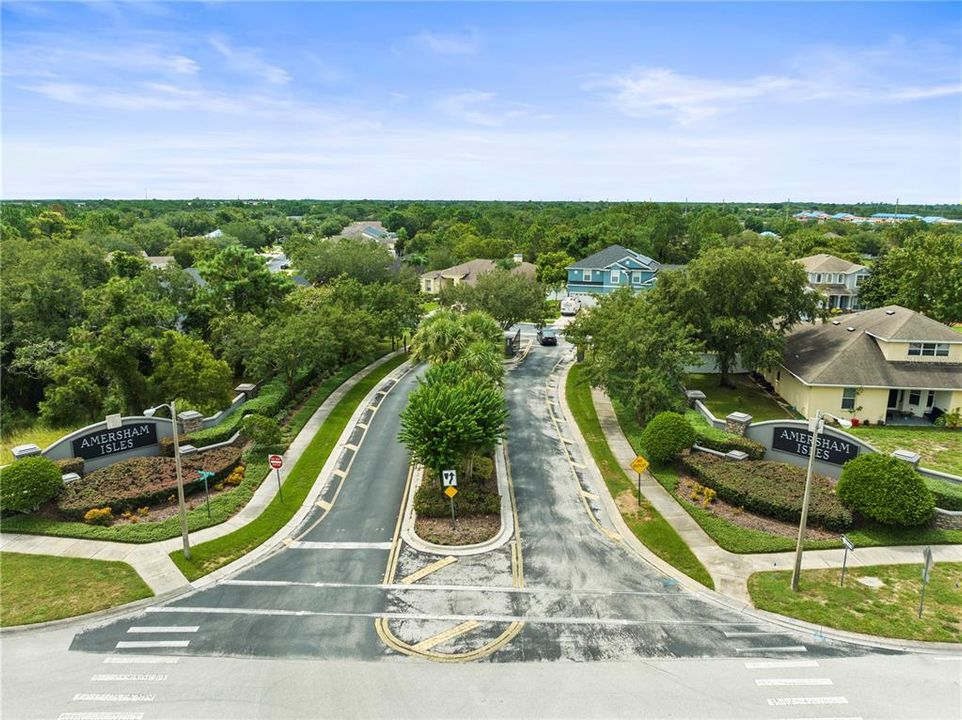 GATED entrance welcomes you to your new home!