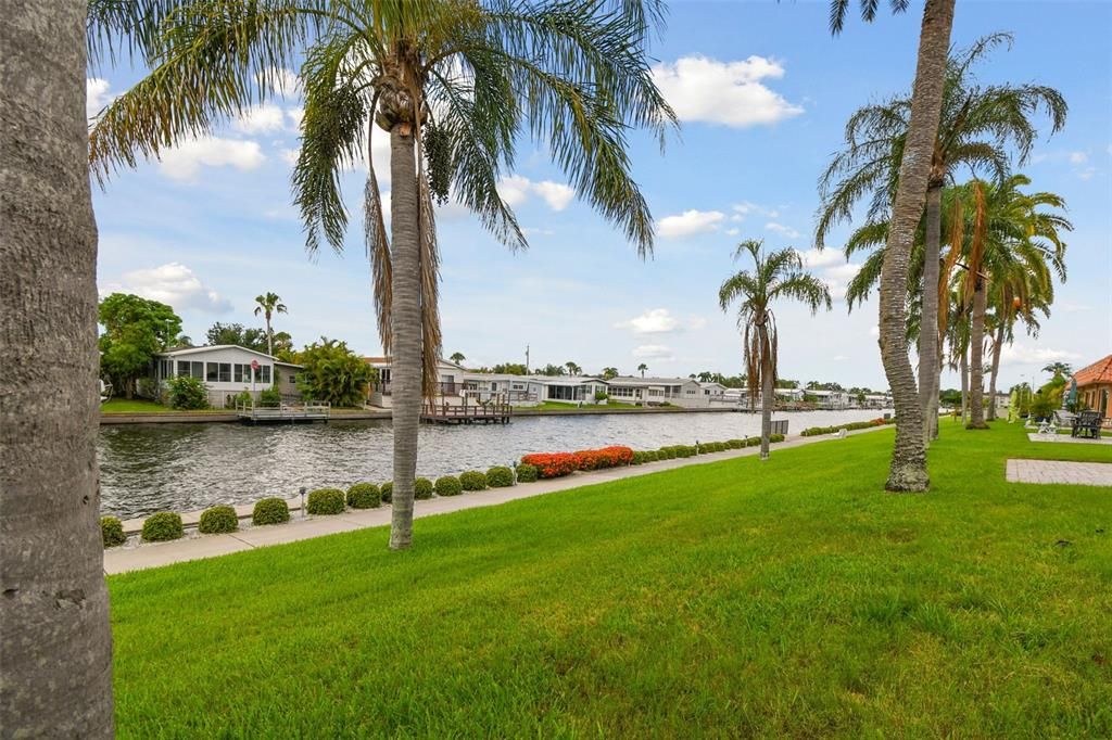 View towards the lagoon from your the patio