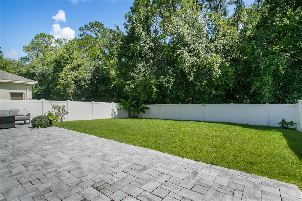 Paved Patio