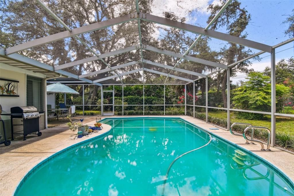 Pool & Covered Screen Lanai