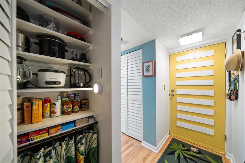 Additional pantry storage