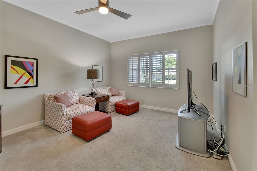 FORMAL DINING ROOM USED AS TV/DEN