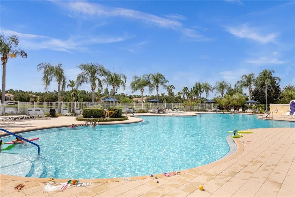 Resort style pool