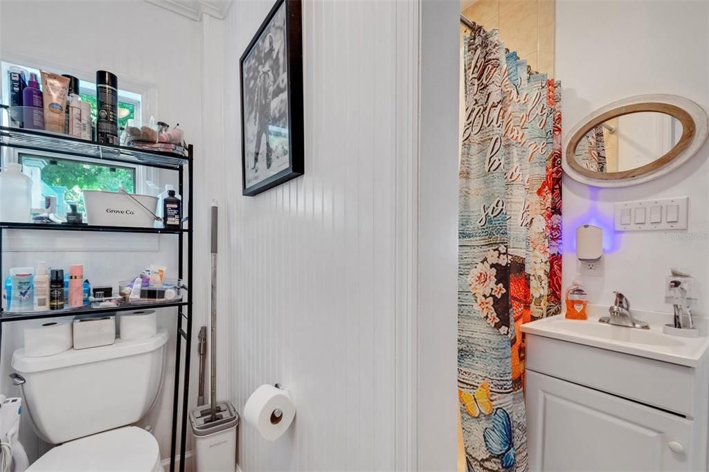 Shared Laundry room   entry from main house (Washer and Dryer NOT INCLUDED)