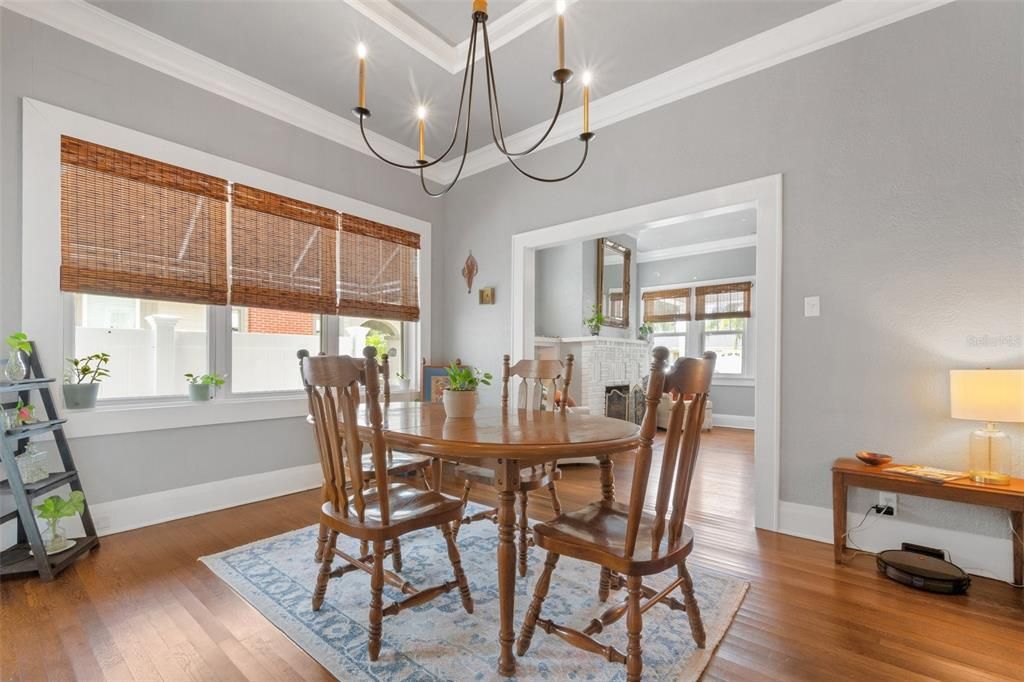 Great Room opens to Large Dining room.