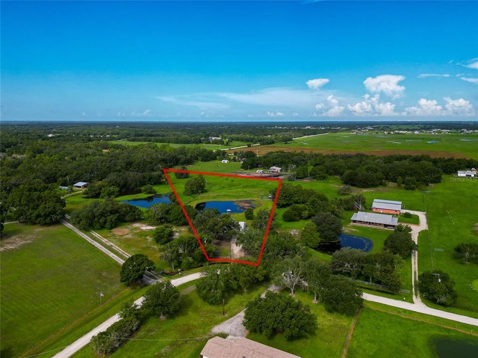 5 acre lot line view