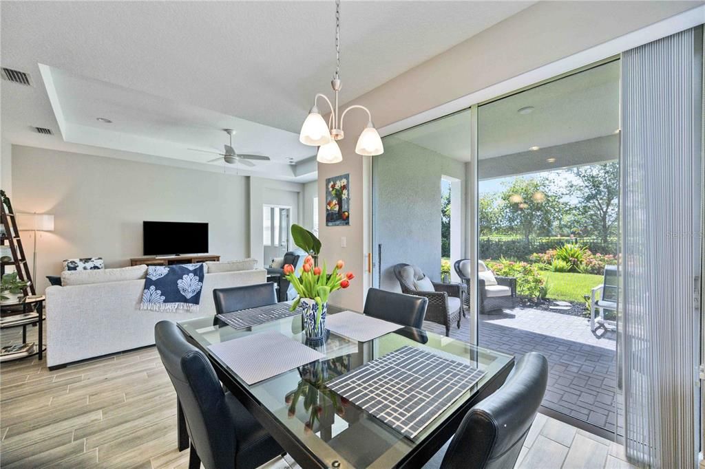 Dining Area Overlooking Outdoor Space