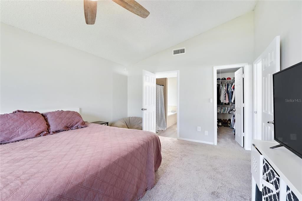 Primary Bedroom with Walk in Closet