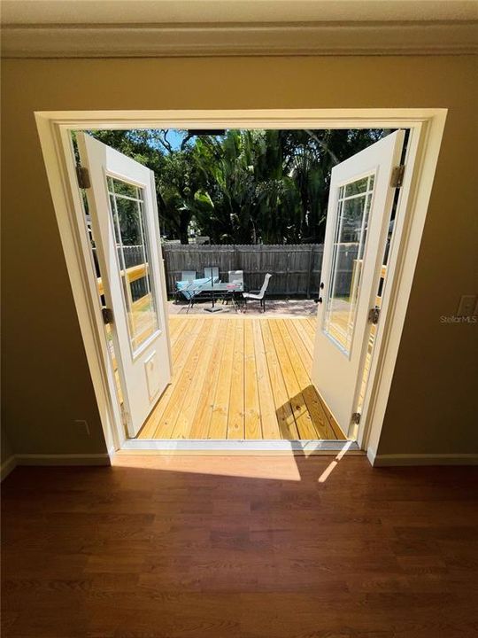 Primary Bedroom French Doors