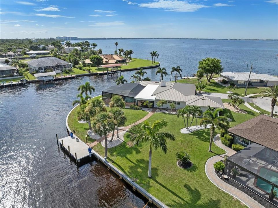 Peek at Sunseeker's Resort & Fishermen's Village across the Charlotte Harbor