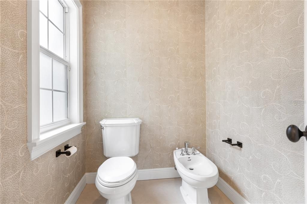 Primary Water closet with bidet