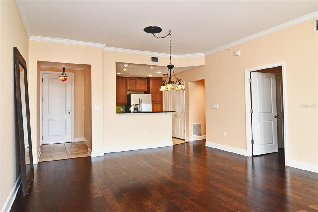 Dining Area with Kitchen in Background Pic 2