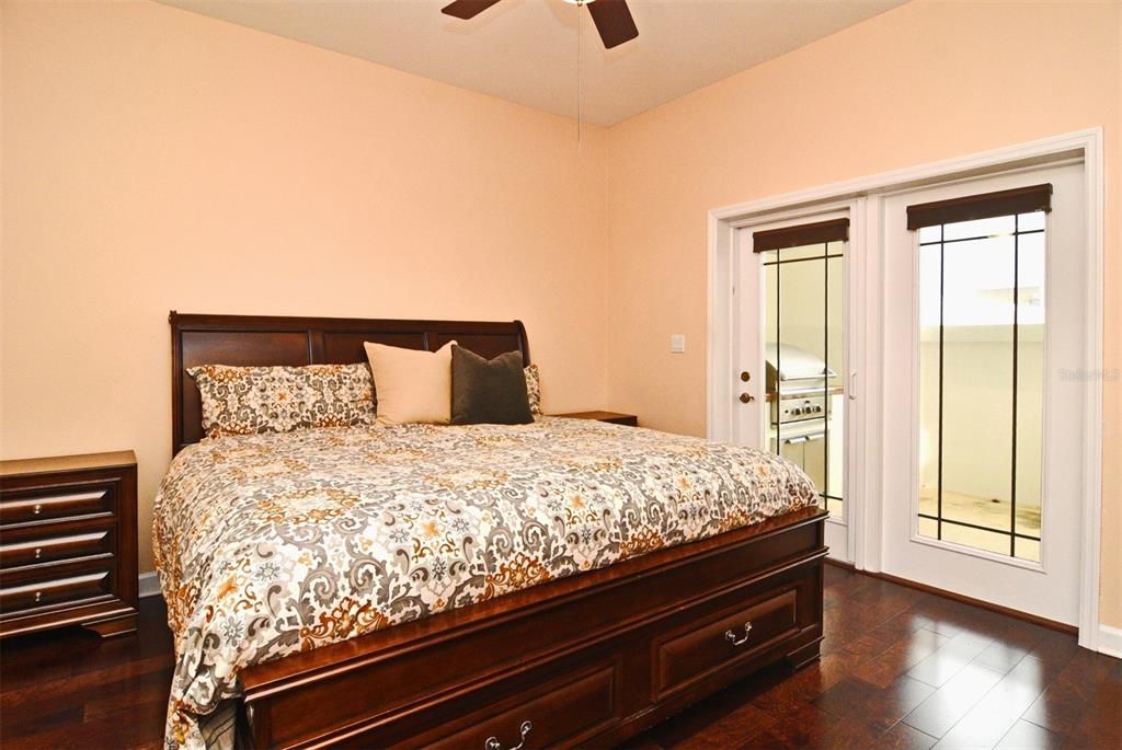 Bedroom w/ French Doors to Balcony