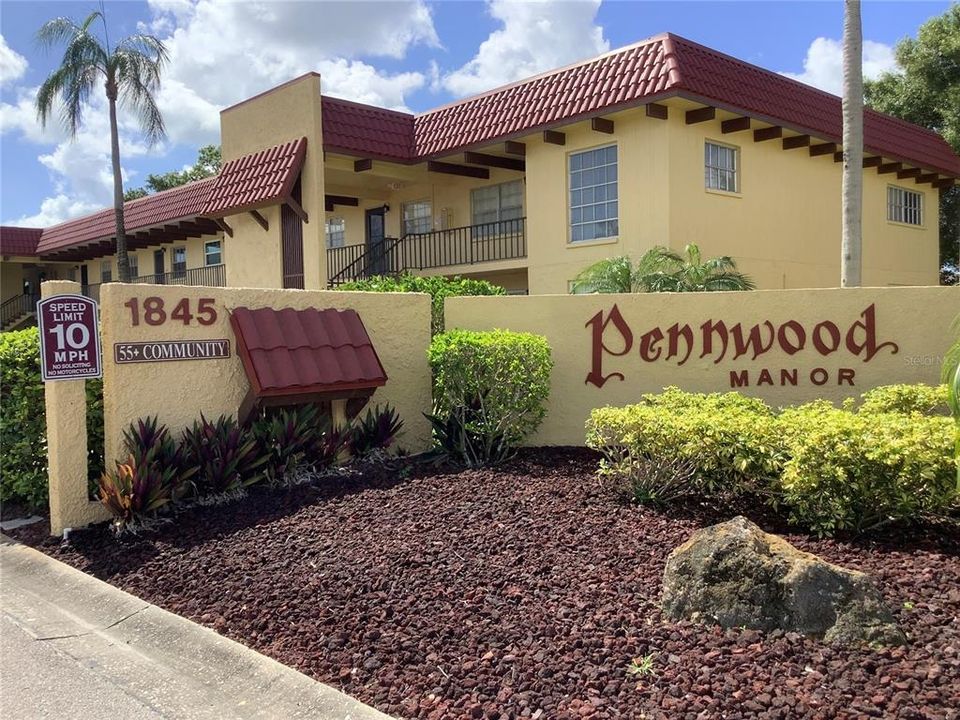 Front Entrance Pennwood Manor 55+ Community