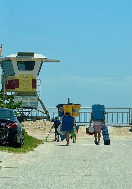 Lifeguards on Duty right in front of the condo