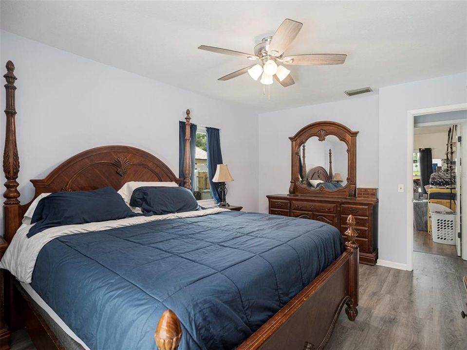 Master Bedroom with Custom Walk in Closet