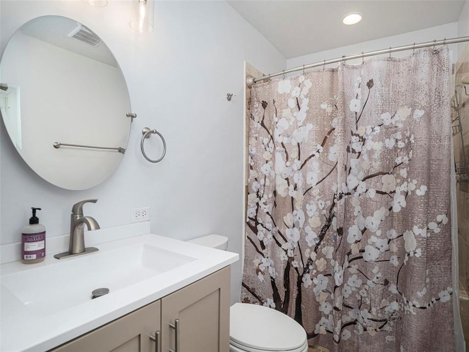 Master Bathroom with Stand Up Shower and Floor to ceiling Cabinets