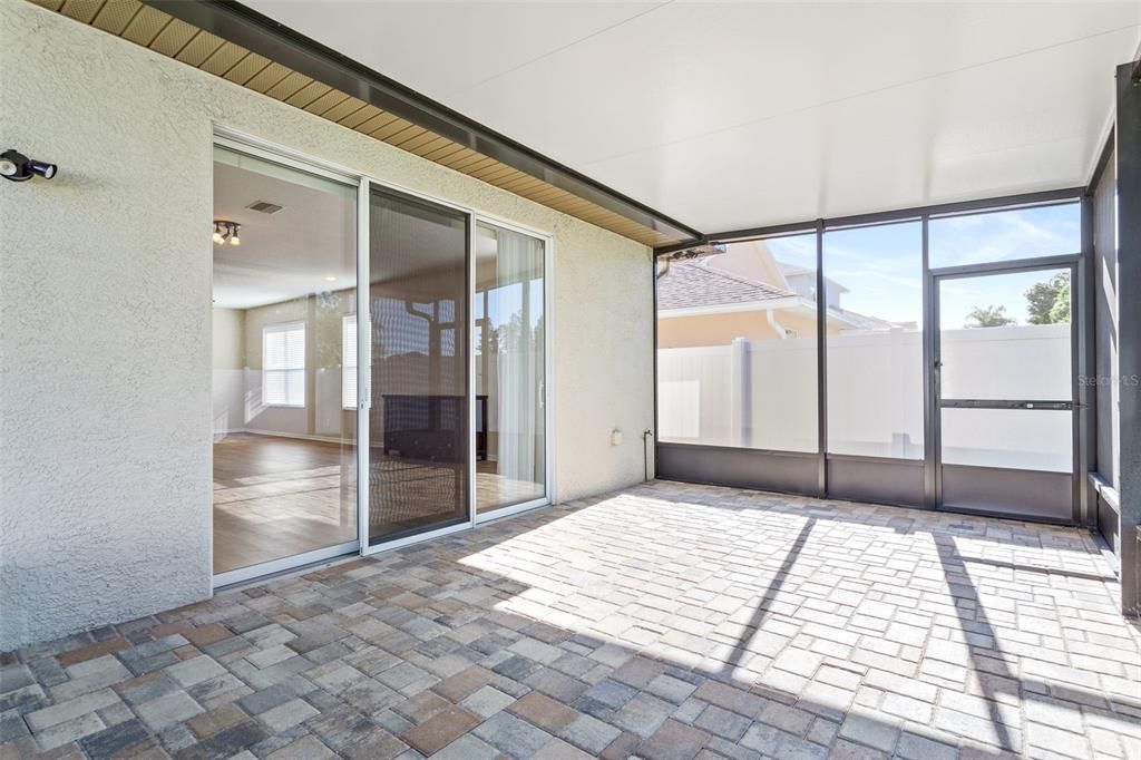 Custom Paved Rear Covered Lanai