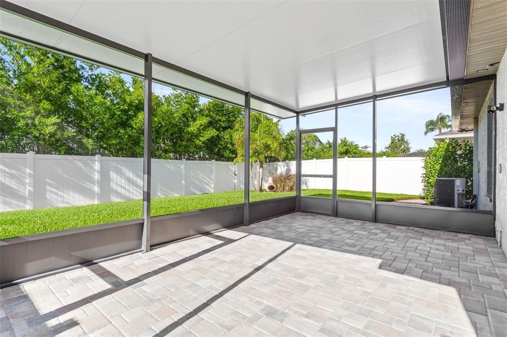 Custom Paved Rear Covered Lanai