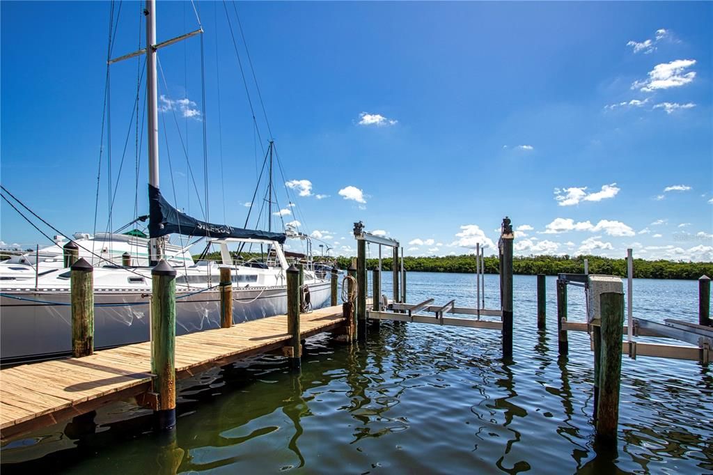 Deep Water Sailboat Slip