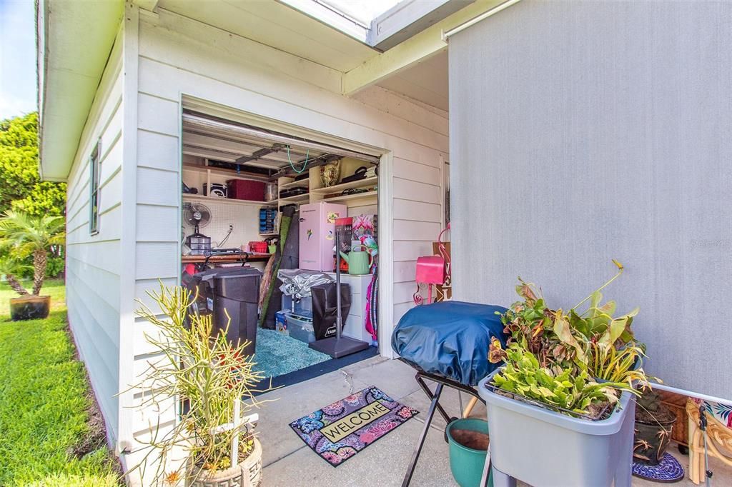 golf cart garage sun- shades on carport