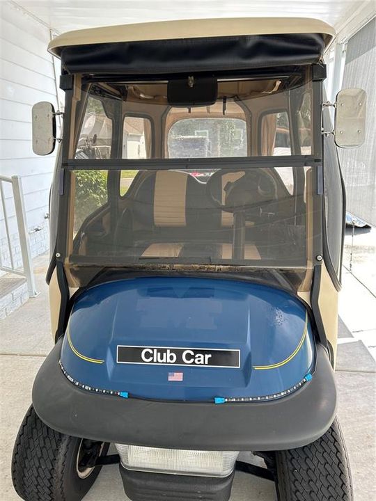 golf cart front view