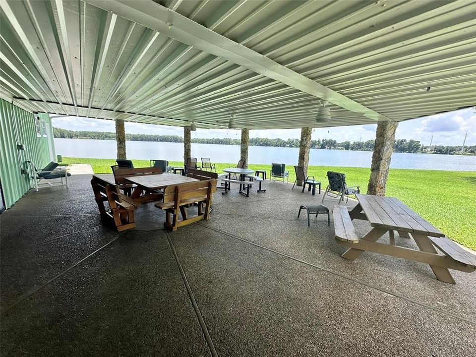 patio at clubhouse