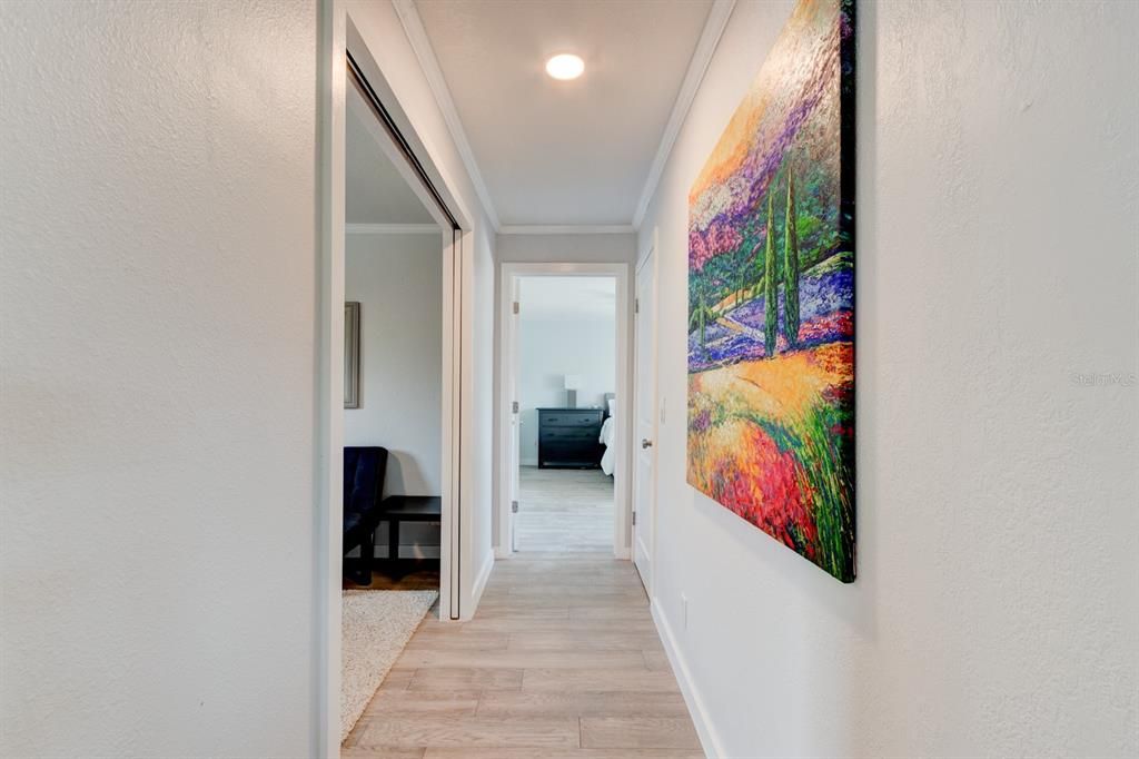 Hallway Leading to Bedrooms